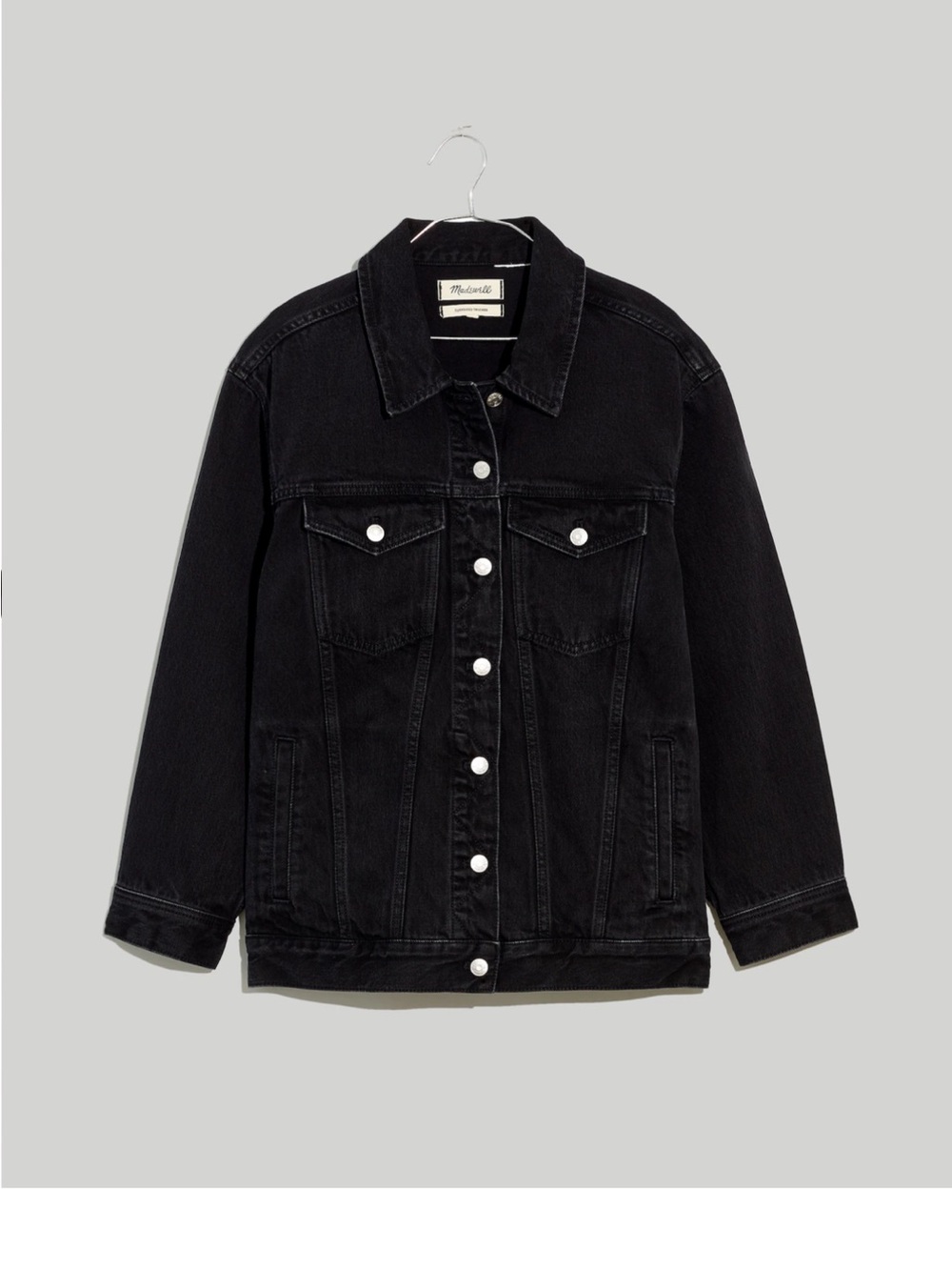 Madewell oversize Denim Trucker Jacket - Picture 1 of 9